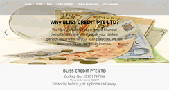 Desktop Screenshot of blisscredit.com.sg
