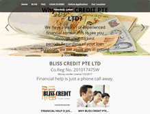 Tablet Screenshot of blisscredit.com.sg